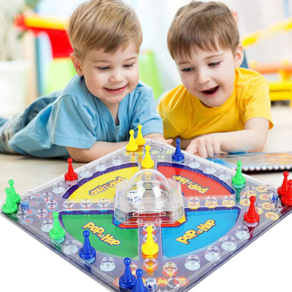 Board Games Ludo Set Party Game Parent Child Strategy Interaction with Foldable Board for Funny Family Table Game Social Games