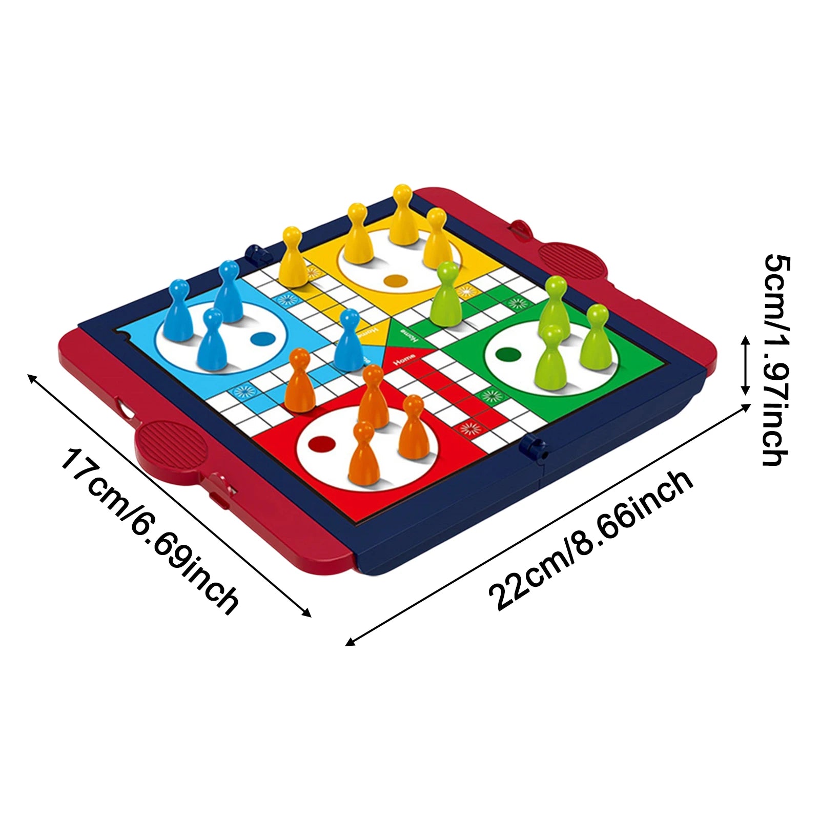 Board Games Ludo Set Party Game Parent Child Strategy Interaction with Foldable Board for Funny Family Table Game Social Games