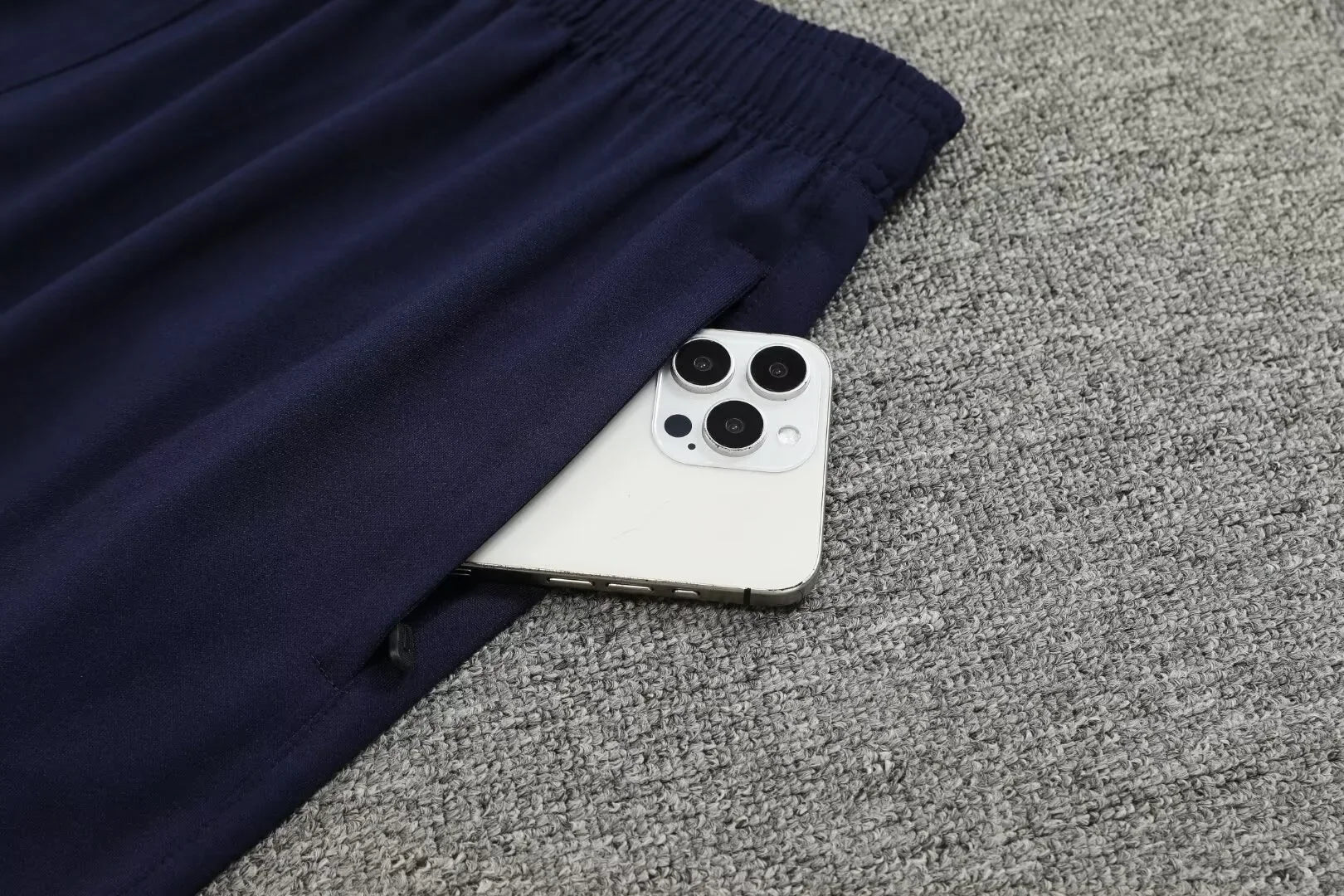 Adult Football Match Training Uniform Set Half Zip Long Sleeve L-4XL Size Sports Wear Competition Outfit French Design