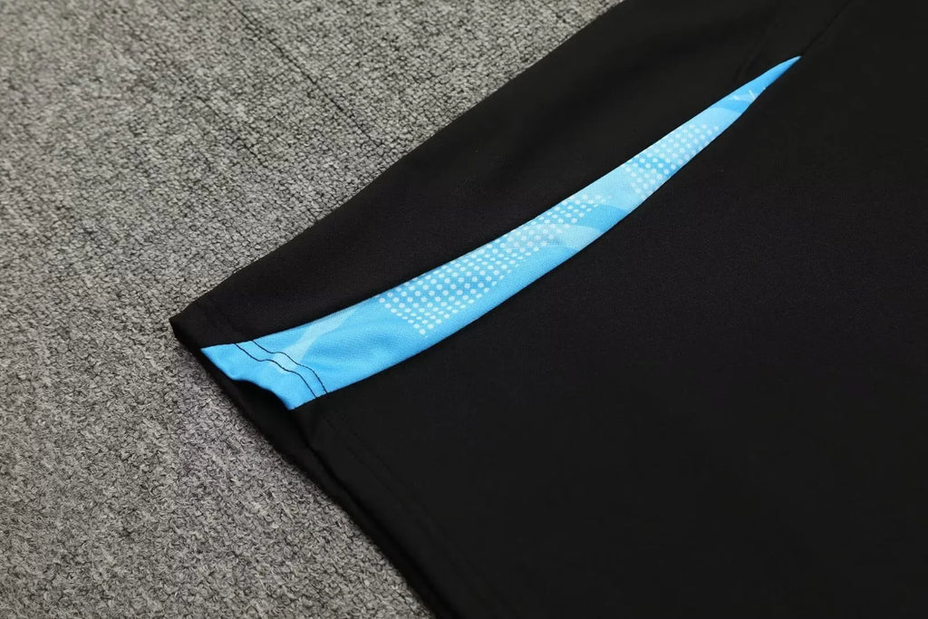 Adult Football Match Training Uniform Set Half Zip Long Sleeve L-4XL Sizes Argentina Style Sportswear Team Kit Customizable