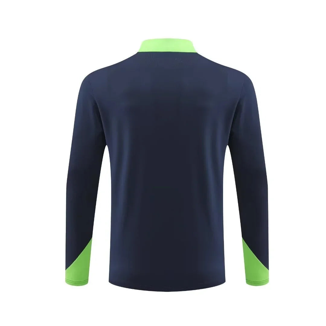 Adult Football Competition Training Uniform Set Half Zip Long Sleeve L-4XL Size Sports Wear Team Customization Kit