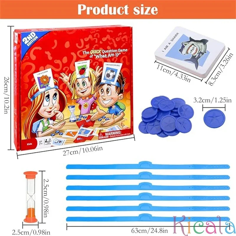 Kid Picture Guessing Board Game Who Is It Game For Kids Children Board Parent-Child Interactive Games For The Family Party games
