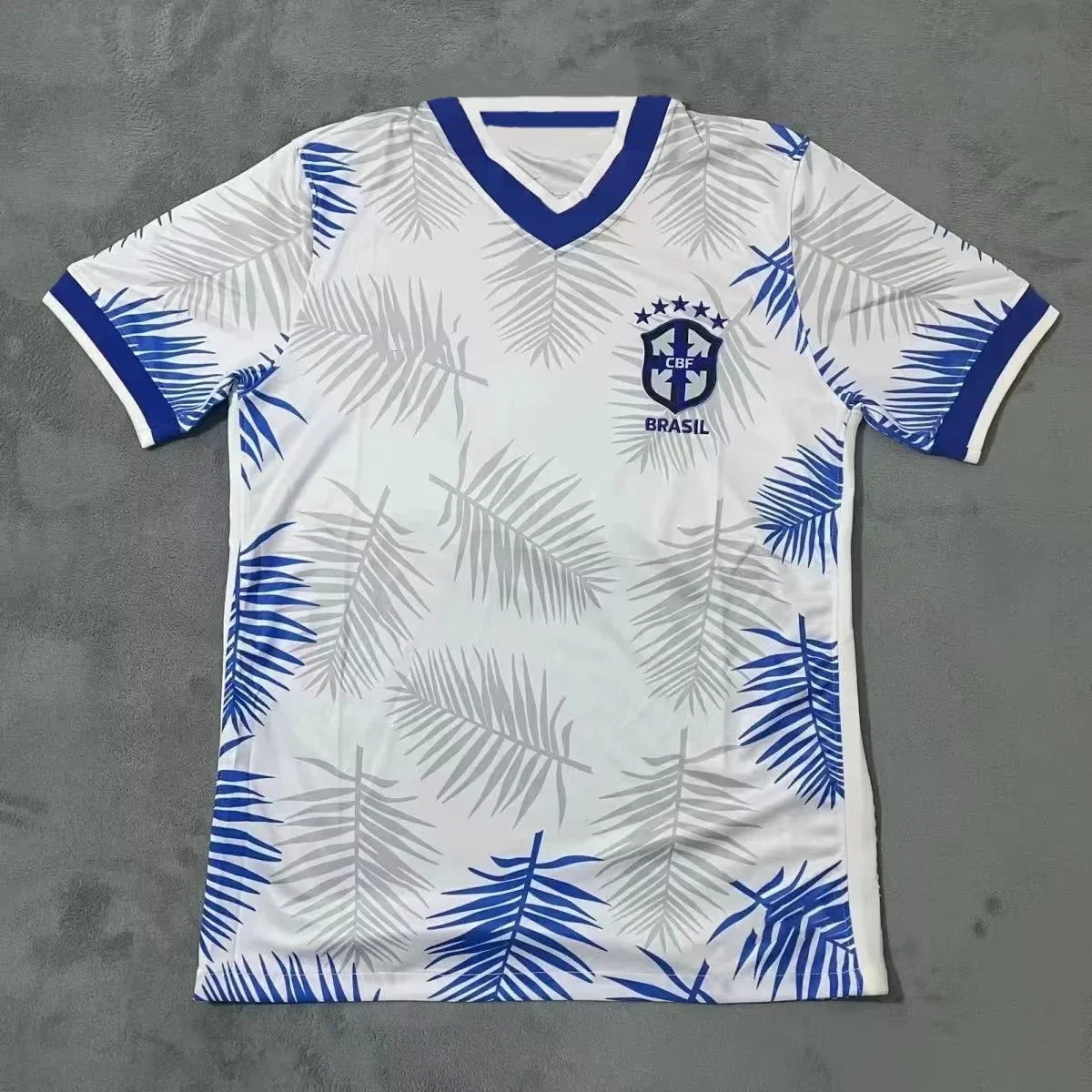 New Hot-selling Brazilian Football Jersey Men's Shirts Leisure Thai Jersey Short Sleeve Quick-Dry Training Sports Unisex Top