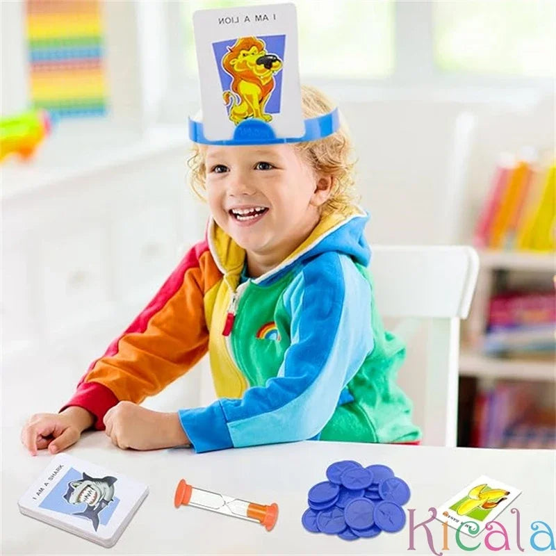 Kid Picture Guessing Board Game Who Is It Game For Kids Children Board Parent-Child Interactive Games For The Family Party games