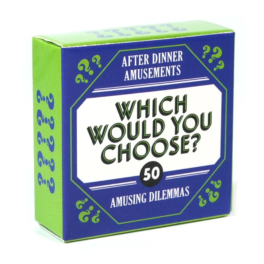 MINI Card Game Test Your Knowledge About Me With 50 Fun Dilemmas (A Conversation Card Game For Adults And Families
