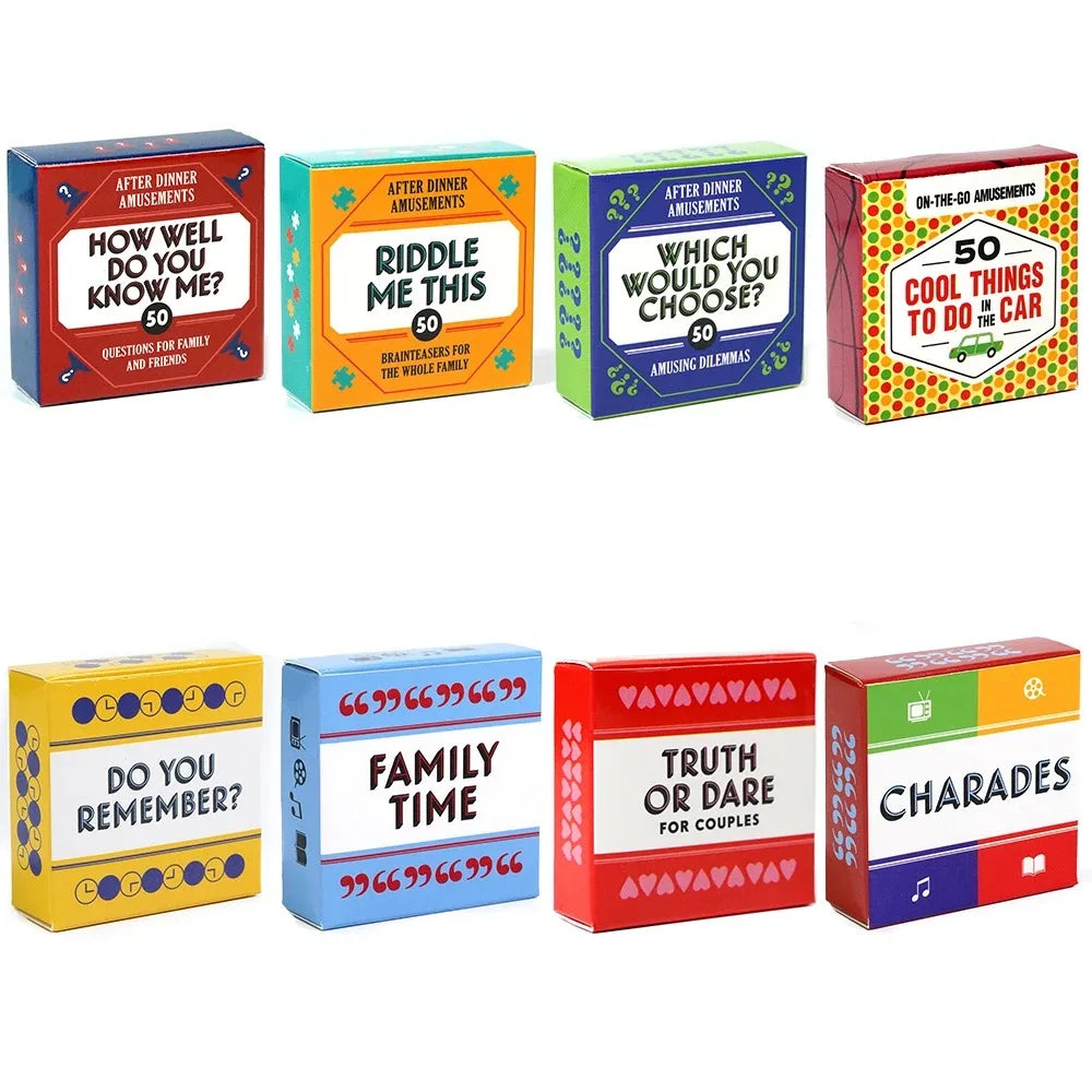 MINI Card Game Test Your Knowledge About Me With 50 Fun Dilemmas (A Conversation Card Game For Adults And Families