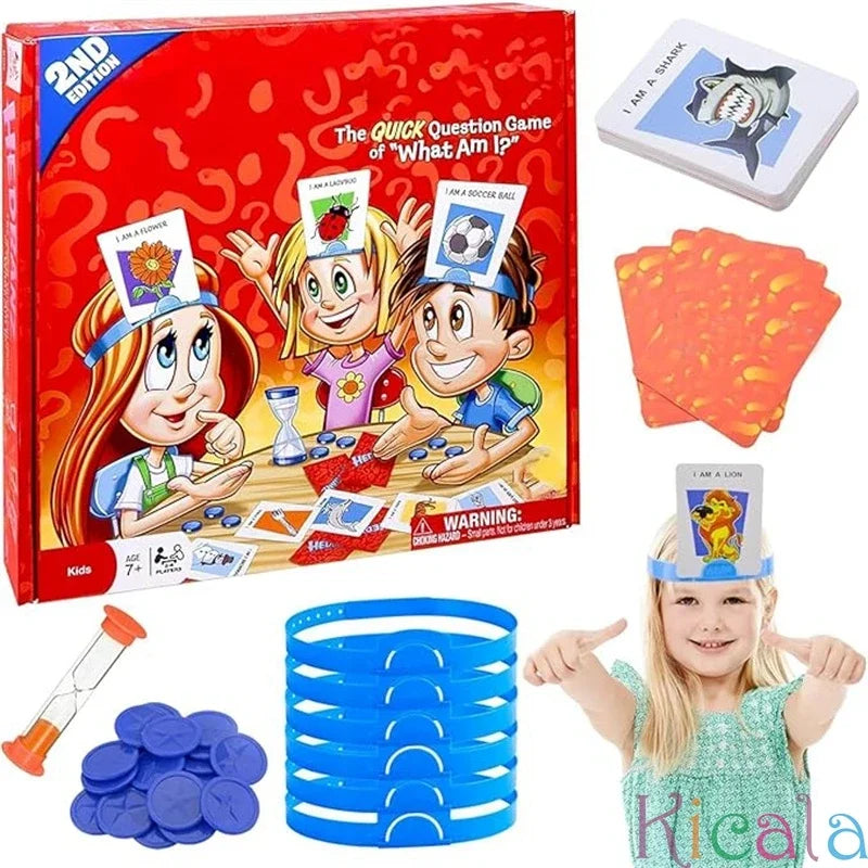 Kid Picture Guessing Board Game Who Is It Game For Kids Children Board Parent-Child Interactive Games For The Family Party games