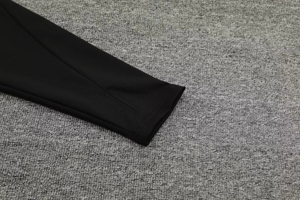 Adult Football Match Training Uniform Set Half Zip Long Sleeve L-4XL Sizes Argentina Style Sportswear Team Kit Customizable