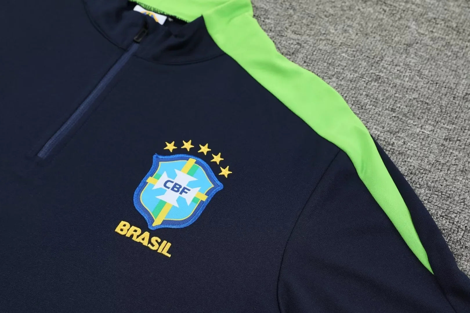 Adult Football Competition Training Uniform Set Half Zip Long Sleeve L-4XL Size Sports Wear Team Customization Kit