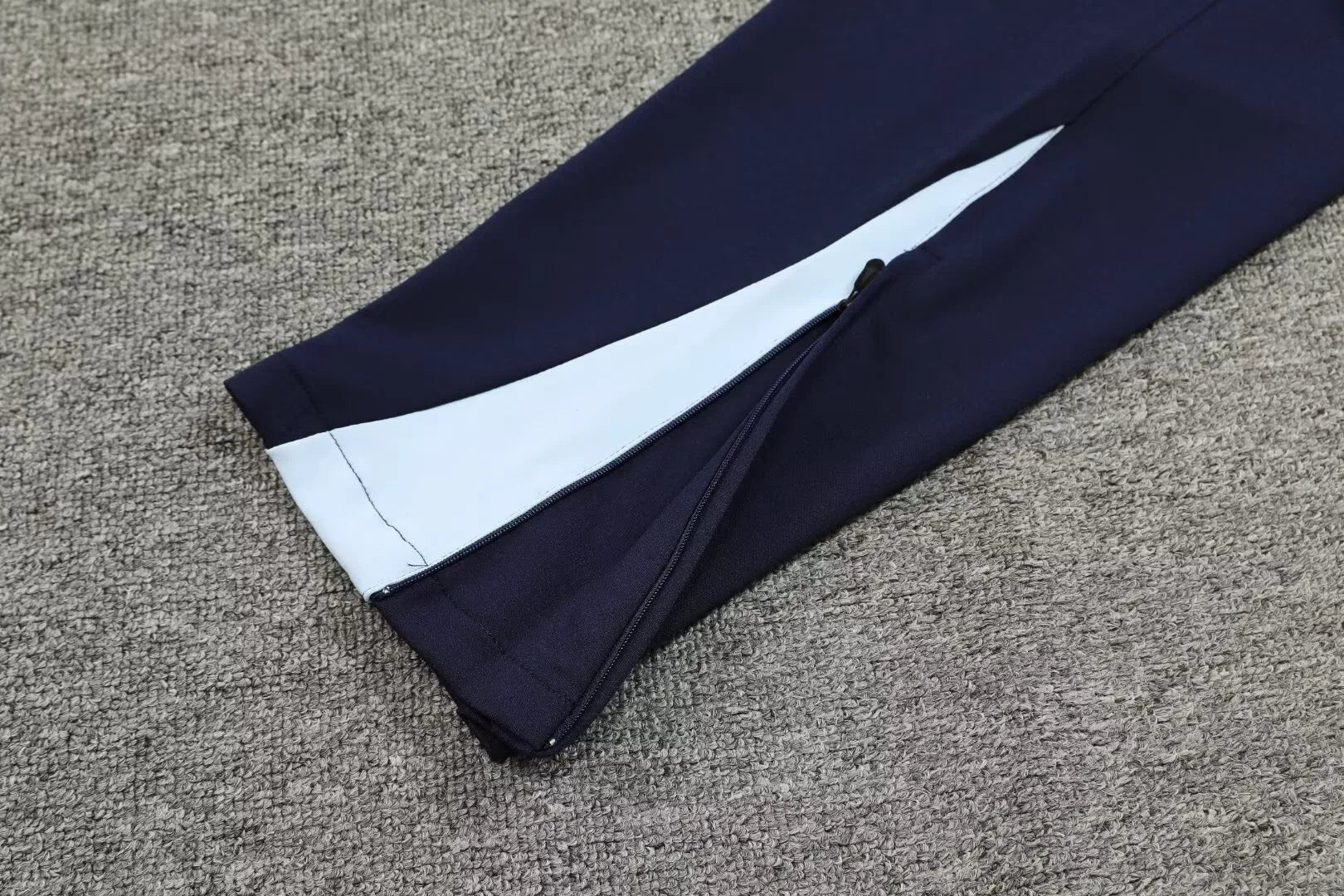 Adult Football Match Training Uniform Set Half Zip Long Sleeve L-4XL Size Sports Wear Competition Outfit French Design