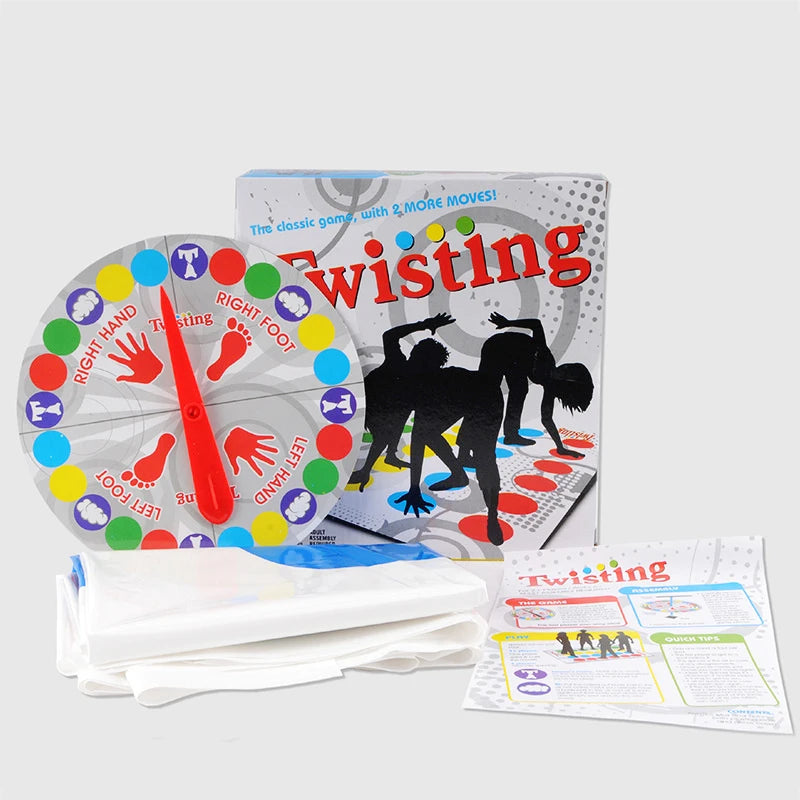 Twister Game Indoor Outdoor Toys Play Mat Funny Family Company Holiday Party Parent-Child Sports Interactive Group Toy